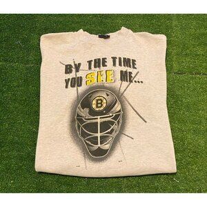 Vintage Boston Bruins sweatshirt mens XL gray Magic Johnson Ts crew neck 90s Z